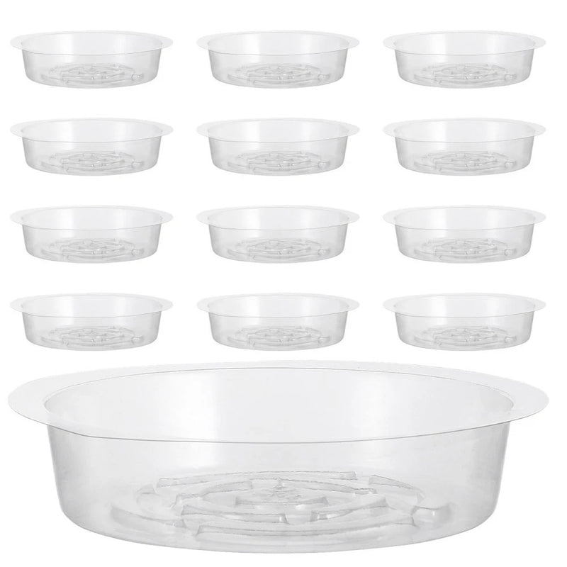 60 Pcs Gardening Tray Drip Pan for Indoor Plants Flower Pots Saucer Garden Plants
