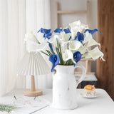 10Pcs PU Faux Calla Lily Flowers for Wedding and Decorative Arrangements Lily
