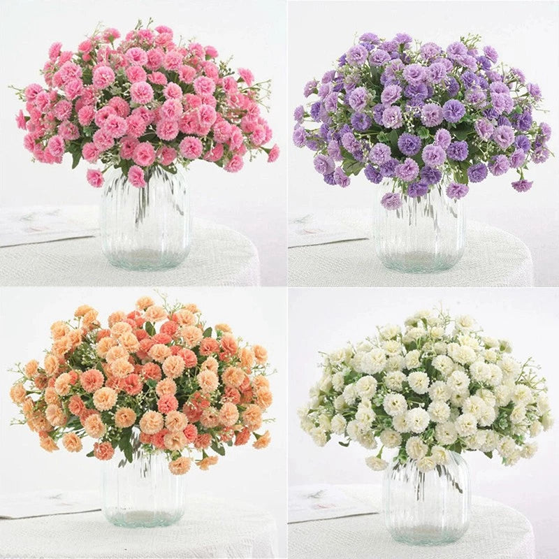 JA Wedding Silk Decor 20 Peony Artificial Hydrangea Fake HEAD Flowers Home Party Peony