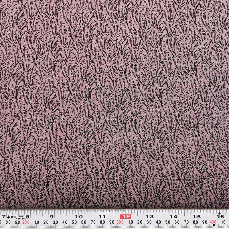 Judie Rothermel Textiles Inspired Marcus Brothers Purple Cotton by the HALF YARD Flowering Plants
