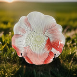 Edie Rose Home Hydrangea Collection By Rachel Bilson 9" CanapŽ Plate Sculpted Hydrangea