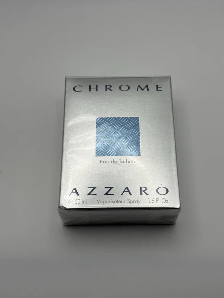 Azzaro Chrome Men's Eau de Toilette Perfume Cologne Spray 1.6 fl.oz. 50 ml NEW EDT