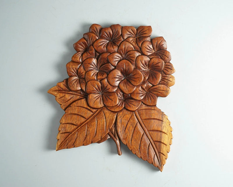 Hydrangea Flower Wall Art, Wooden Hydrangea, Decor, Unique Flower, Woman GIft Hydrangea