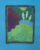 Carol Sklar Print of a Painting "Pampas" Pampas Grass