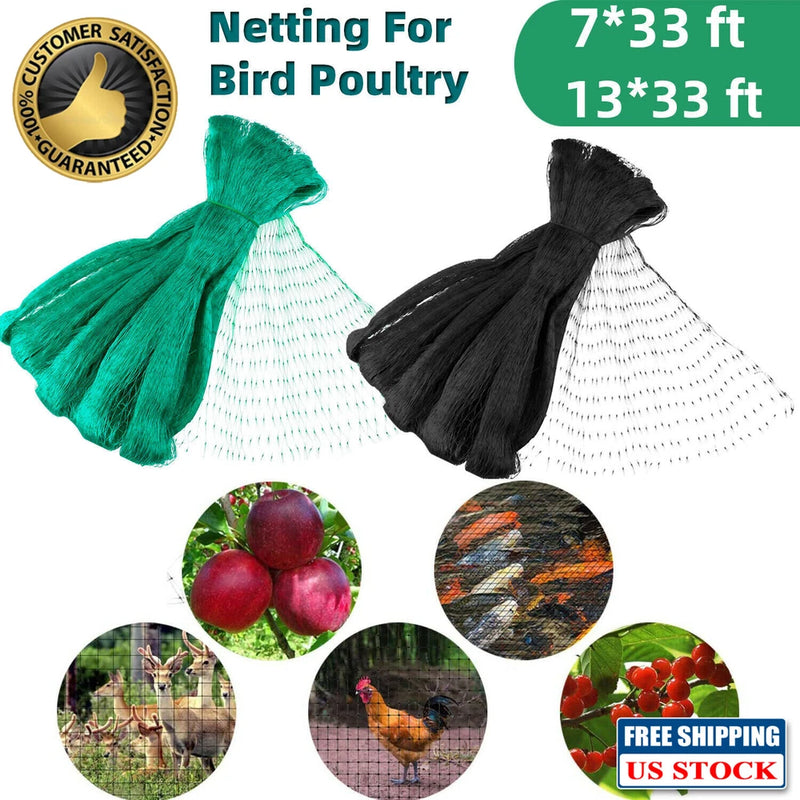 Garden Anti Bird Netting Pond Net Protection Crops Plants Fruits Mosquito Mesh Garden Plants