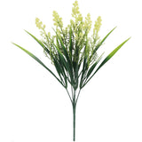 Plastic Lavender Foam Flower Stem 36x25cm for Wedding Table Centerpiece Green Plant