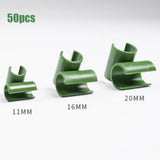 50pcs Plant Trellis Connector Clip Stake Clips For Fixed Garden Frame Rod New Garden Plants