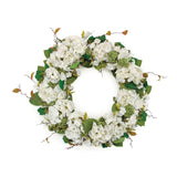 Melrose Hydrangea and Seedum Floral Wreath 32"D Hydrangea