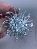 Flower Sunflower Vintage Silver Brooch Pin M-3075 Sunflower