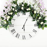 48-Inch Green Artificial Eucalyptus Willow Leaves Ranunculus Flowers Garland Ranunculus