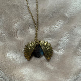 Gold Tone Òlive Life In Full BloomÓ Sunflower Pendant Necklace J12 Sunflower