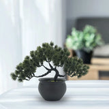 Exquisite Faux Bonsai Tree for Indoor And Outdoor Decoration Green Plant