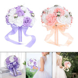 Wedding Bouquet Toss Bouquet Elegant Lightweight Vintage Style Artificial Rose Bouquet