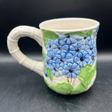 Vintage Hydrangea Mug Shafford Fleurs Du Jour Floral Cup Collectible 1988 Hydrangea