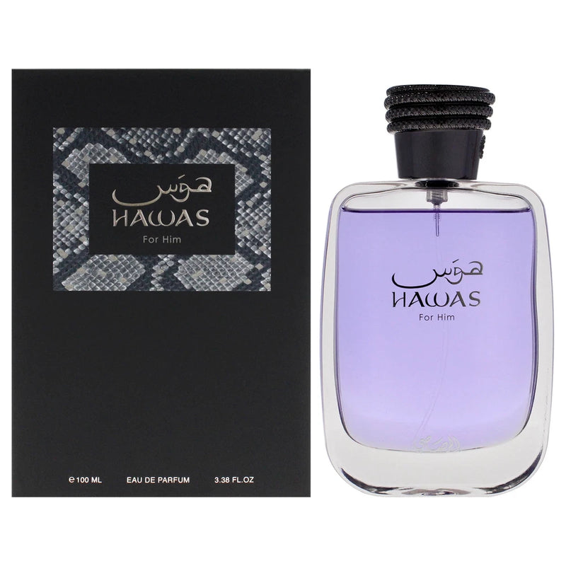 Hawas for Him Eau de Parfum Spray 100ml (3.4 oz) by Rasasi EDP