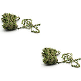 2 Count False Flower Vine Artificial Decoration Green Leaves for Crafts Green Plant