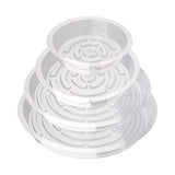 20pcs Clear Plastic Plant Saucers for Indoor Outdoor Flower Pots Garden Trays Garden Plants