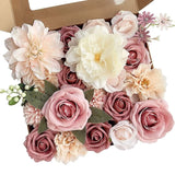Faux Flower DIY Garland Kit Package Flower Arrangement Faux Wedding Bouquet Hydrangea