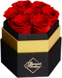 GLAMOUR BOUTIQUE Eternal Preserved Roses in a Box, Flowers Forever, Rose Forever Flowering Plants