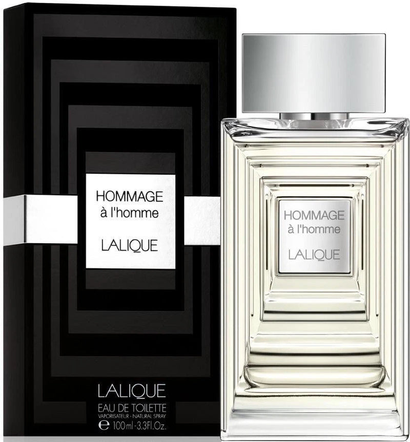 New Lalique HOMMAGE A L'HOMME Eau de Toilette Spray 100ml / 3.3 fl.oz EDT Men's EDT