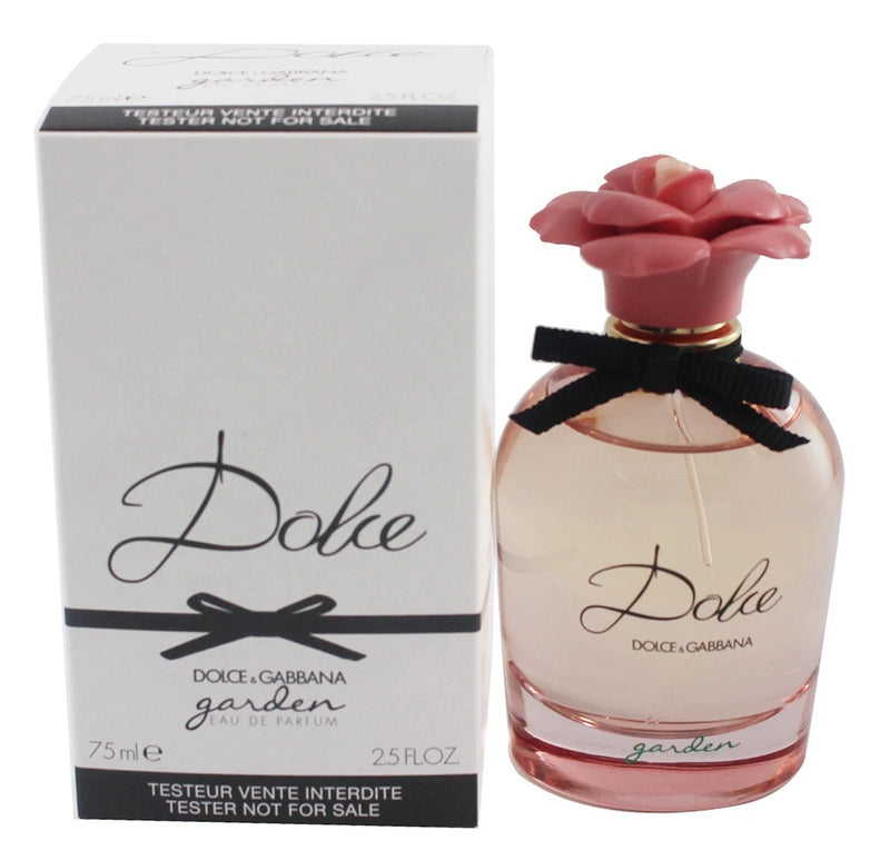Dolce Garden by Dolce Gabbana EDP tester spray for women, pink liquid bottle with flower cap