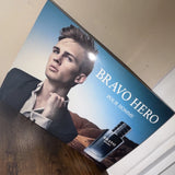 Bravo Hero Pour Homme Eau de Parfum Gift Set Spray 3.4 fl oz 1.7 fl oz EDP