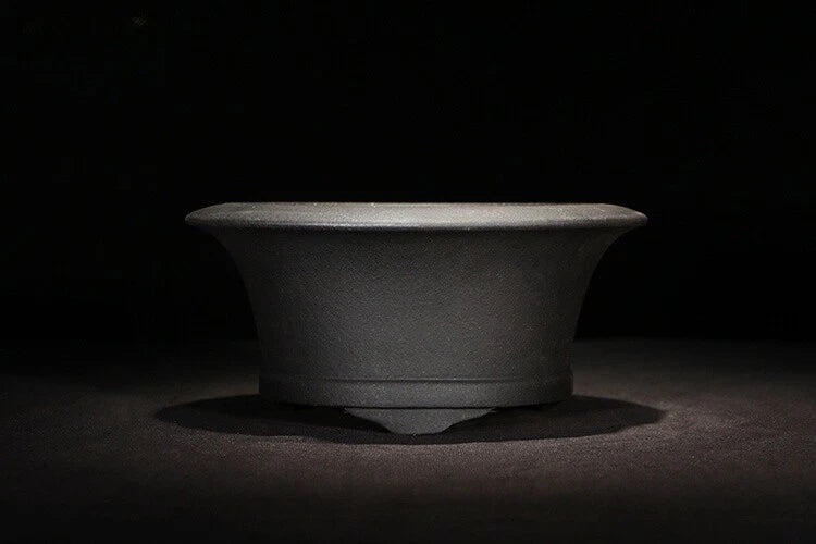 7.3in Chinese Classical Yixing Zisha Plant Pot, Handmade Orchid Garden Bonsai Garden Plants
