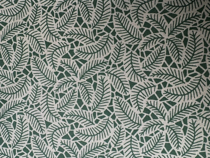 Thimbleberries Club 2011 quilt fabric Border Blast 9009-1 green fern print Flowering Plants