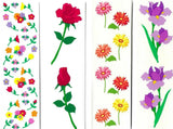 Mrs. Grossman's Flower Sticker sheets 6.5" X 2" Sunflower