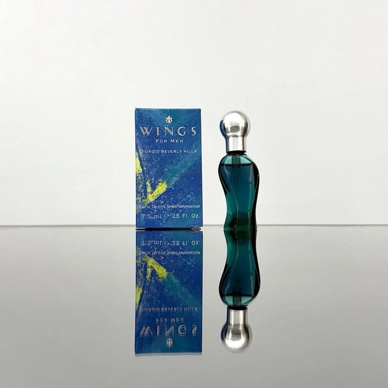 WINGS by Giorgio Beverly Hills Men Cologne 7.5ml EDT Spry Travel MINI Size (D15 EDT