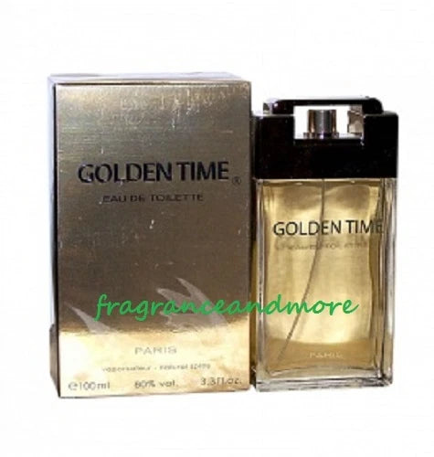 YVES DE SISTELLE GOLDEN TIME FOR MEN 3.3 OZ / 100 ML EAU DE TOILETTE SPRAY EDT