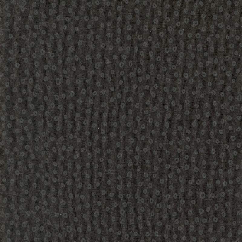 Botany Dots Black on Black By the yard  x 43 wide Alli K Design  1151556 22 Flowering Plants