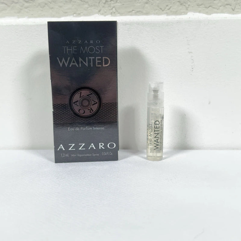Azzaro The Most Wanted INTENSE Eau de Parfum EDP Spray Sample 0.04 oz / 1.2 ml EDP