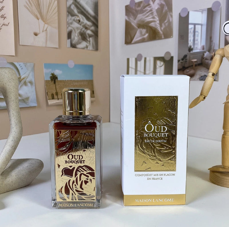 Oud Bouquet by Maison Lancome Eau de Parfum 3.4 oz 100ml for Unisex l New In Box Bouquet