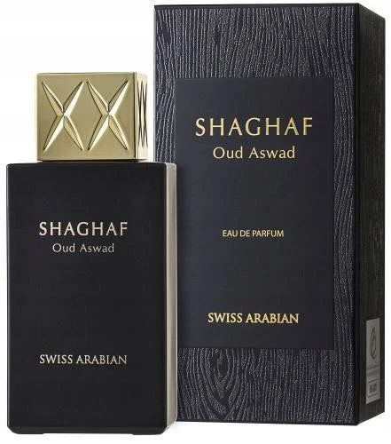 Swiss Arabian Unisex Shaghaf Oud Aswad EDP Spray 2.5 oz Fragrances 6295124030475 EDP