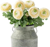 Artificial Ranunculus Flowers with Real Touch Stem, Silk Ranunculus Flowers 6... Ranunculus