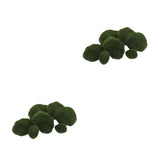 6 Pcs Artificial Stone Ornament Faux Moss for Plants Indoor Rockery Green Plant
