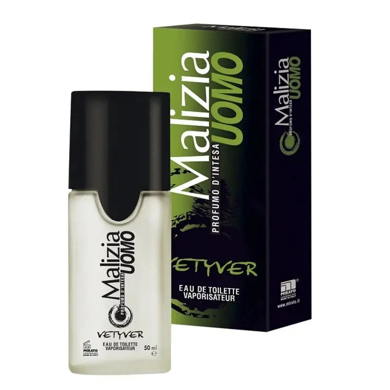 Malizia Vetyver Uomo EDT Men 1.7 oz 50ml New in box PACK OF TWO EDT