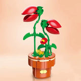 Plant Building Brick Kit - Cannibal Flower by Wizardi F07N11-23-5(113) Flowering Plants