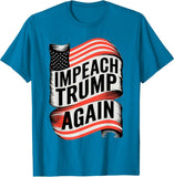Impeach Trump 2024 Democrat Elections Impeach Trump Again Unisex T-Shirt Roses