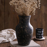 Farmhouse Vase for Home Decor, Vintage Rustic 5.5 x 9 inches, Retro-4 Pampas Grass