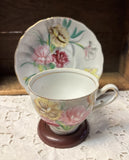 Kasuga Ware Birthday Carnation Cup & Saucer Carnation