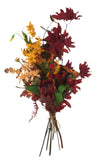 Artificial Mixed Floral Bouquet With Sunflowers Protea Lily & Daisies 20-25 Inch Sunflower