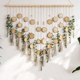 Artificial Eucalyptus Wall Decor Hanging, Boho Bathroom Wall Decor, Fake Gree... Green Plant