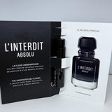 Givenchy L'interdit Absolu Eau De Parfum Intense Sample Spray 1ml/.03oz New EDP