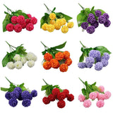 Hydrangea Flower Artificial Silk 1 Bouquet 9 Heads Birthday Gifts Home Office Hydrangea