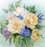 Floral bouquet B2370L Luca-S Counted Cross-Stitch Kit Bouquet