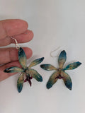 Medium Blue Tiger Cattleya Orchid in Resin Orchids