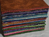 Lot of 25 10" X 10" SQUARES *PRECUT* 100% Cotton Fabric (LAYER CAKE, QUILT KIT) Flowering Plants