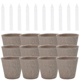 40 Pcs Peat Pots Small Biodegradable Cups Garden Germination Nursery Garden Plants